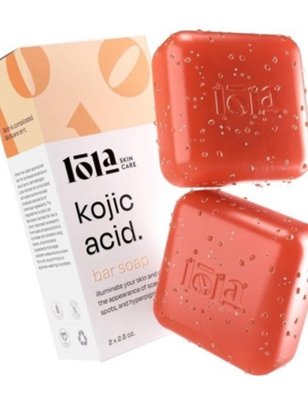 Kojic Acid Soap Skin Whitening Face Soap with Natural Turmeric Root and Orange